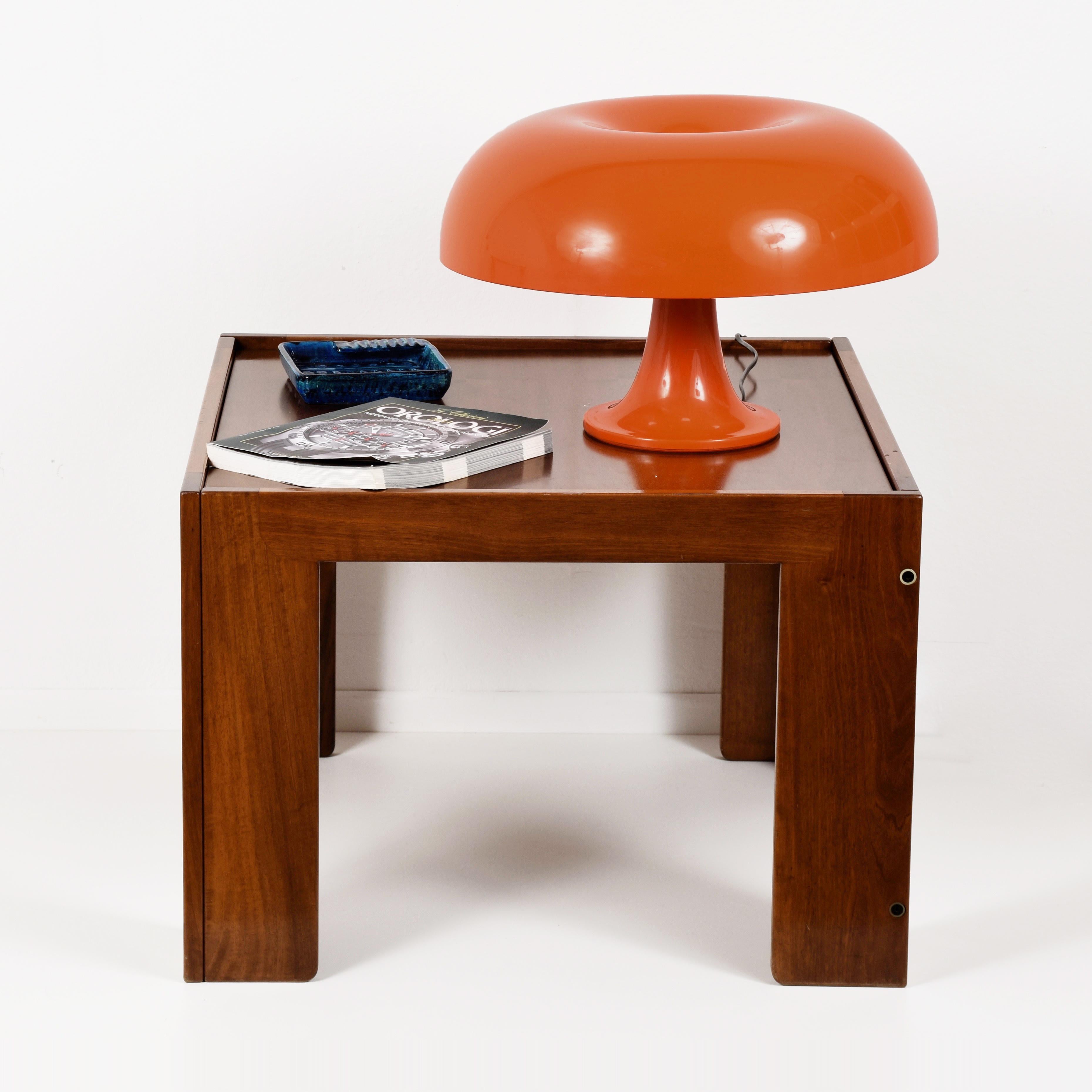 Afra and Tobia Scarpa Midcentury Squared Italian Coffee Table for Cassina, 1960s 7