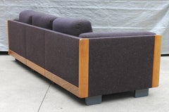 Afra & Tobia Scarpa Mod. "920" Sofá de 3 plazas azul oscuro para Cassina, Italia '70