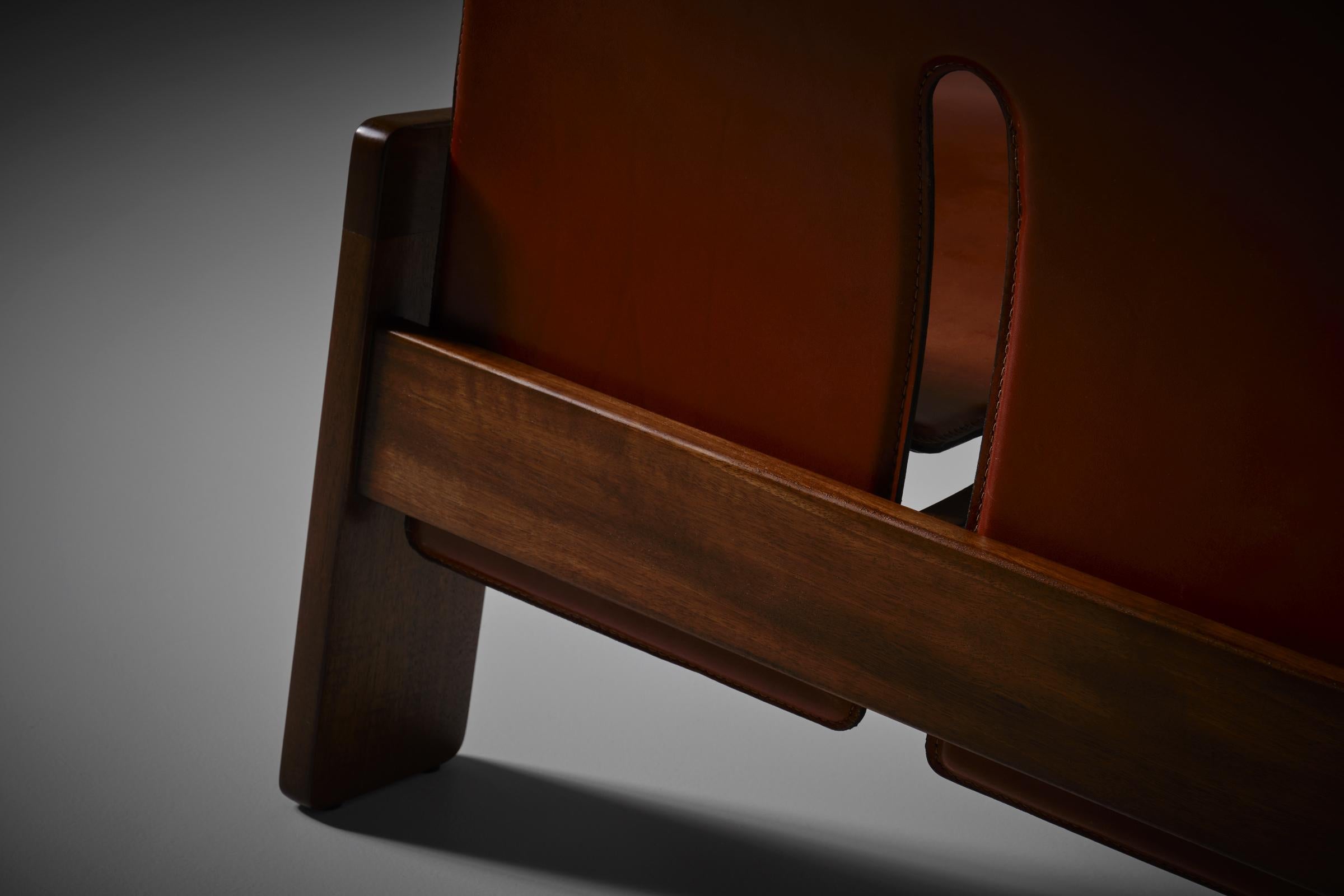 Italian Afra and Tobia Scarpa Mod. ‘925’ Easy Chair for Cassina, Italy, 1966