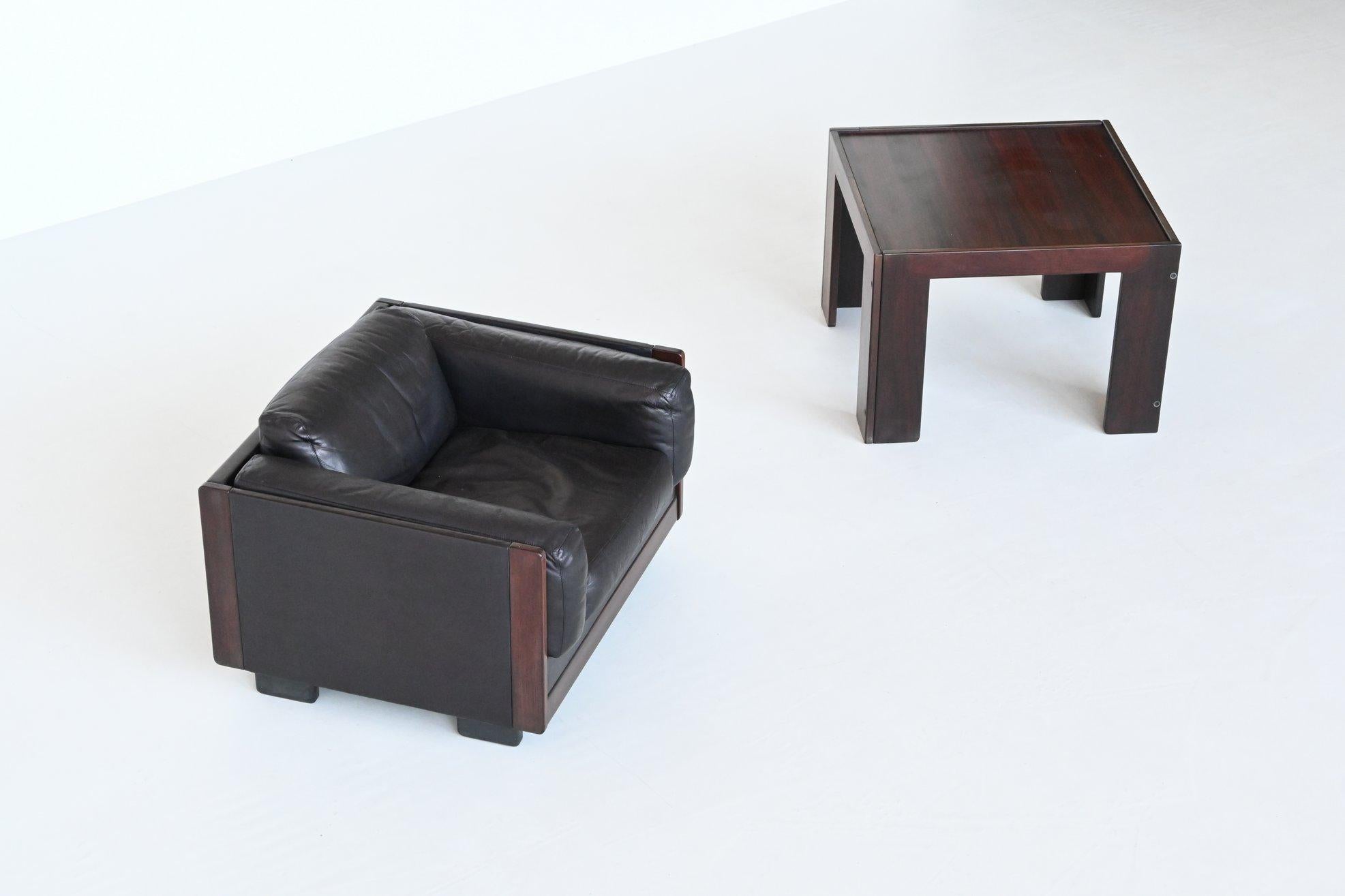 Afra and Tobia Scarpa model 920 lounge chair and table Cassina Italy 1966 In Good Condition In Etten-Leur, NL