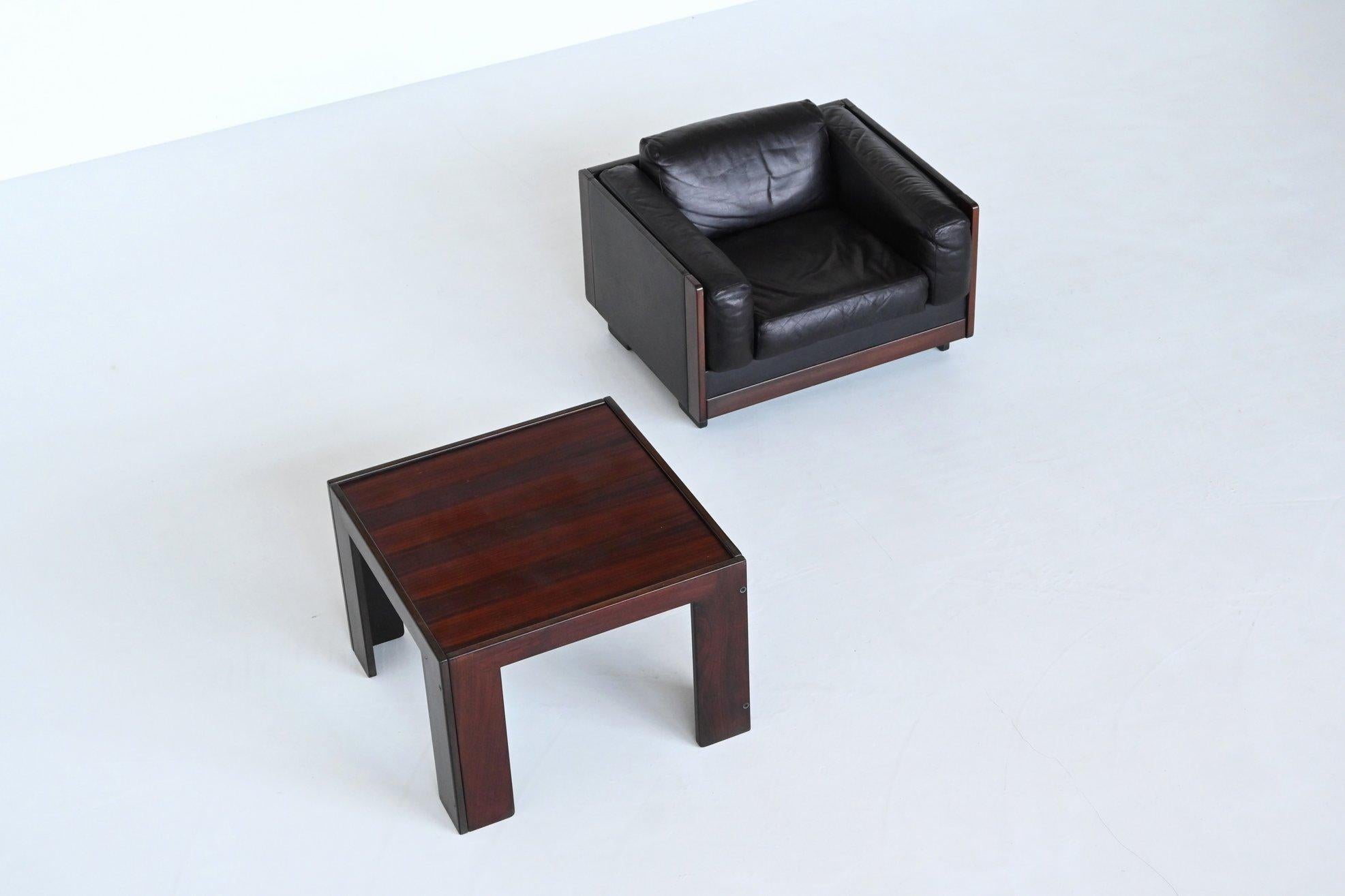 Afra and Tobia Scarpa model 920 lounge chair and table Cassina Italy 1966 1