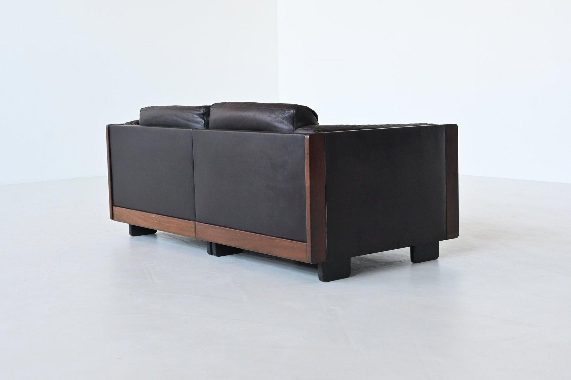 Afra and Tobia Scarpa model 920 two-seat sofa Cassina Italy 1966 In Good Condition In Etten-Leur, NL
