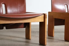 Afra and Tobia Scarpa Model 925 Easy Chairs for Cassina, Italy 1970s