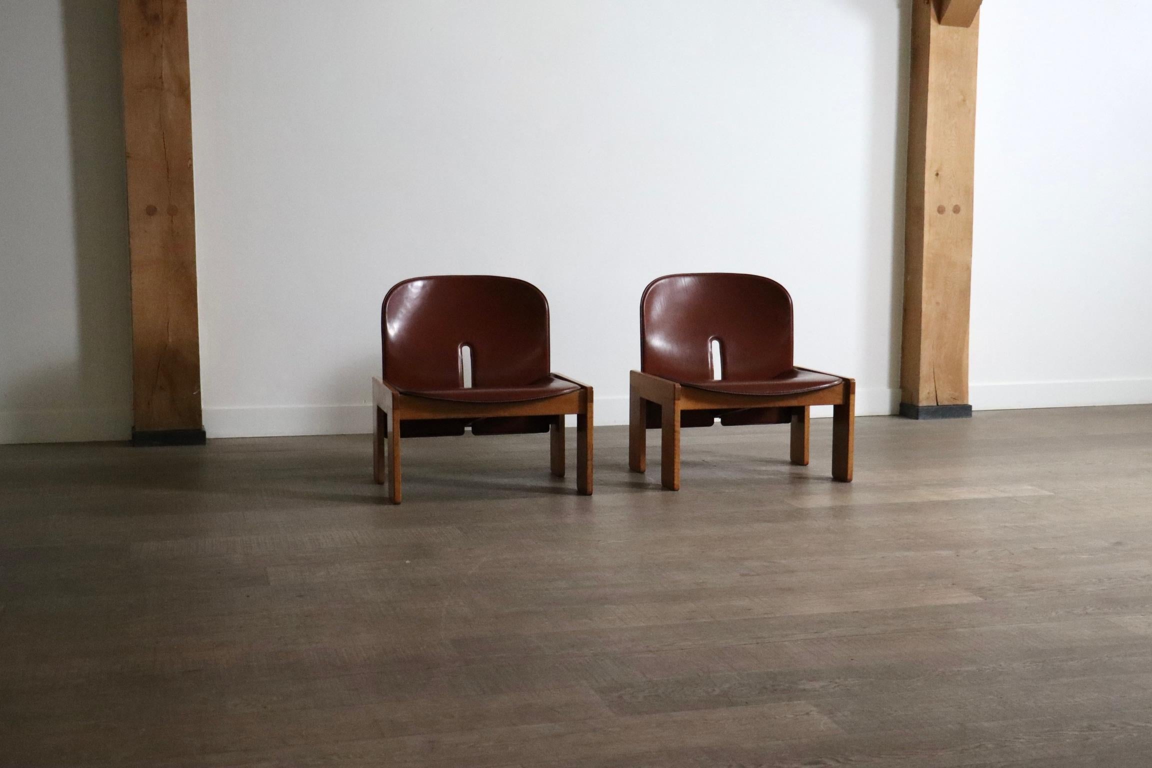 Afra & Tobia Scarpa Model No 925 Fauteuils pour Cassina, Italie, années 1970 en vente 1