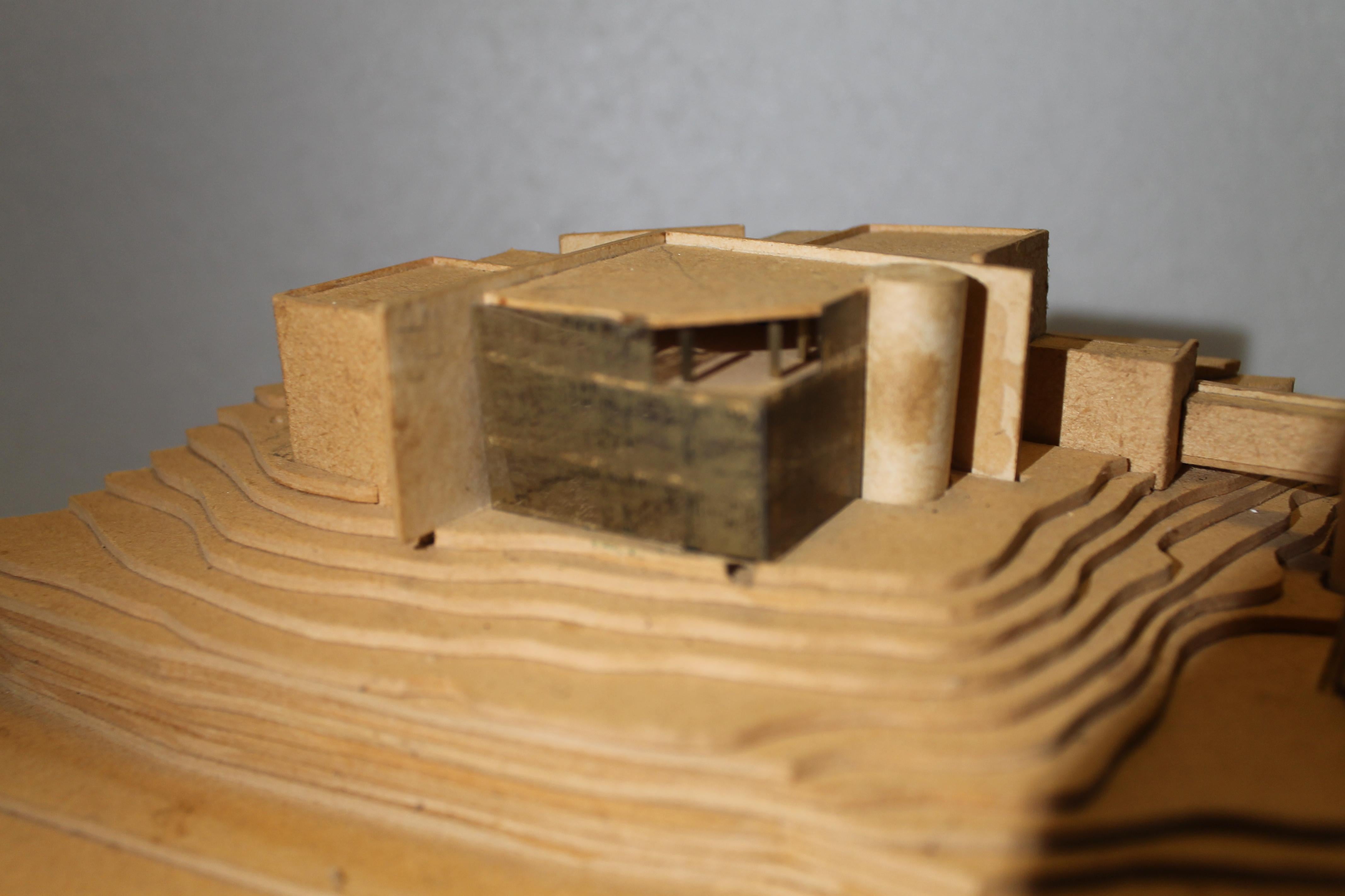 Mid-Century Modern Afra and Tobia Scarpa Model 'Maquette' of Aobadai House, Tokyo 'Japan' 1995 For Sale