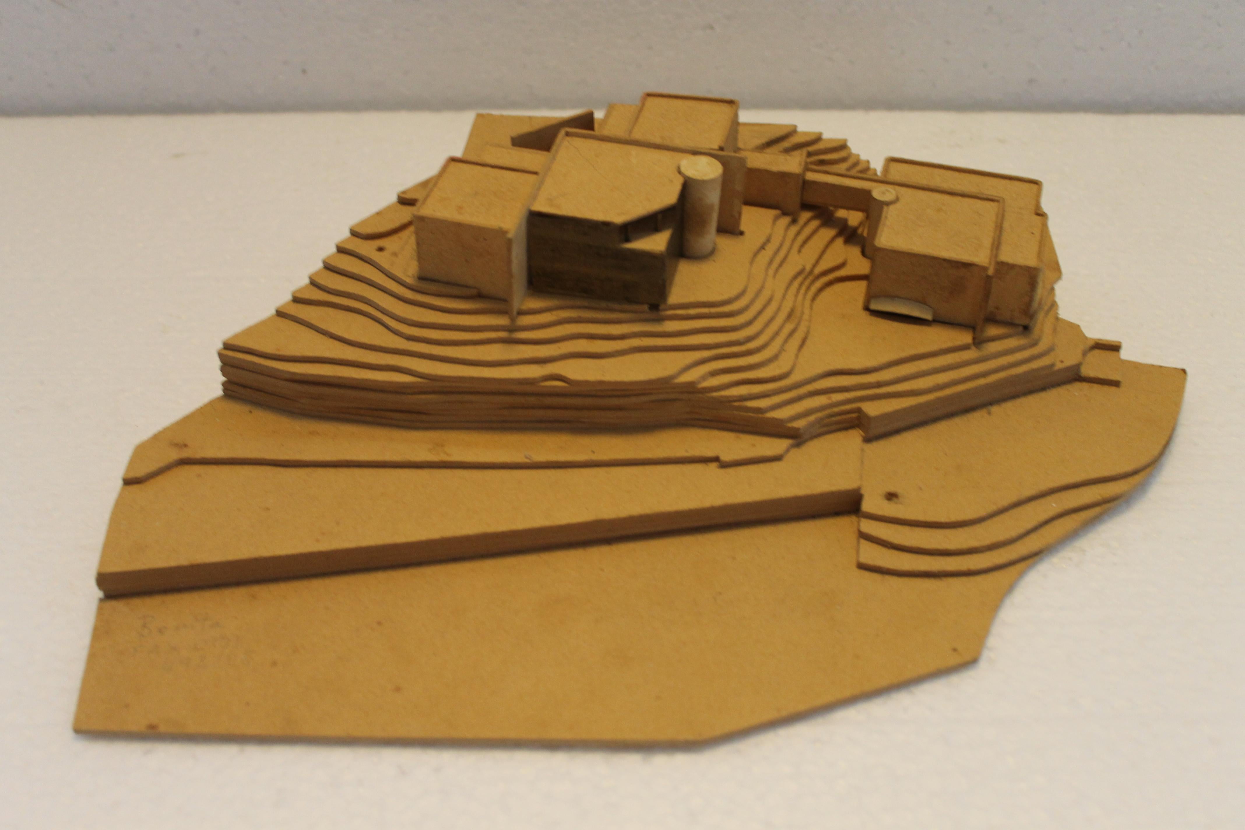 Italian Afra and Tobia Scarpa Model 'Maquette' of Aobadai House, Tokyo 'Japan' 1995 For Sale