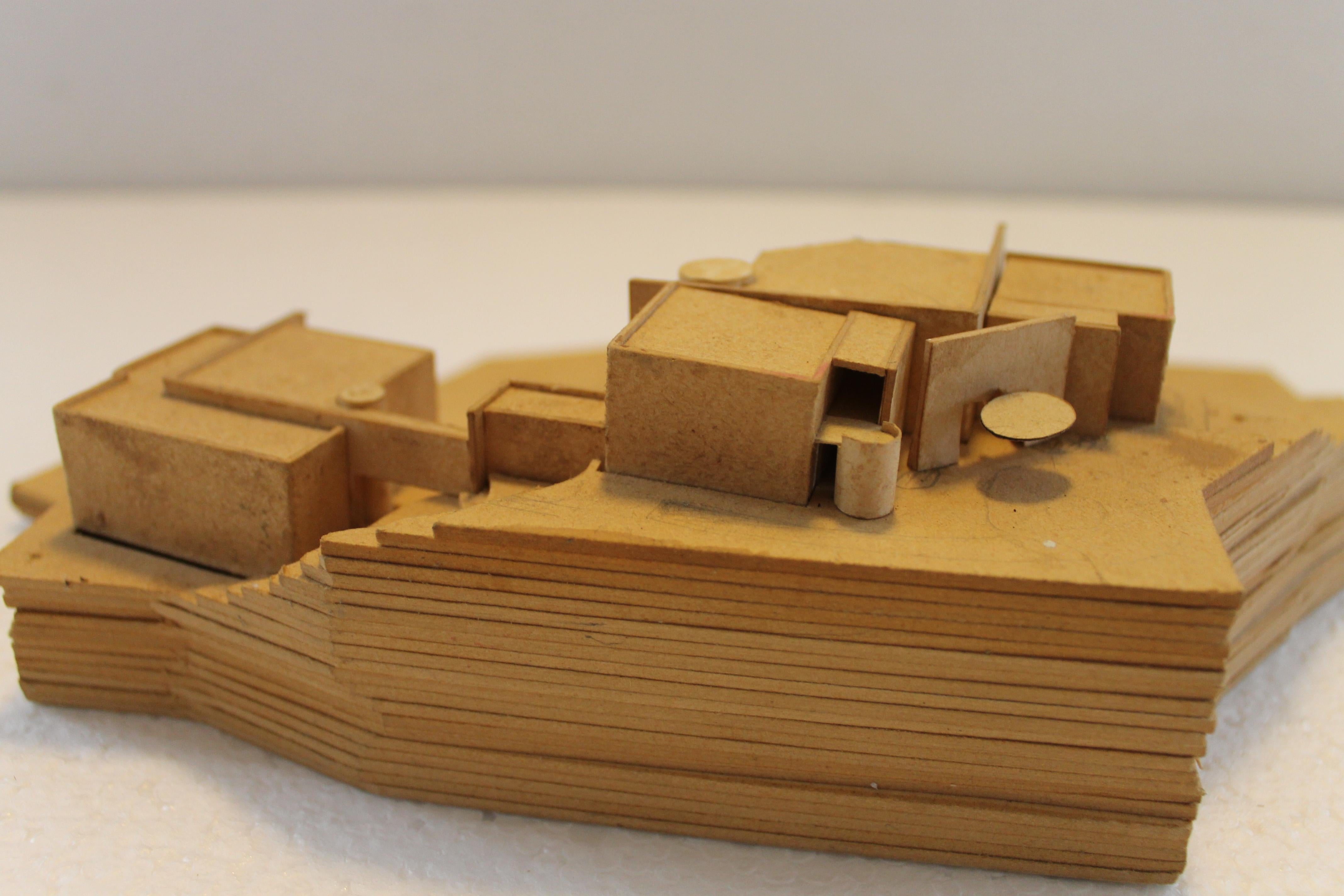 Afra and Tobia Scarpa Model 'Maquette' of Aobadai House, Tokyo 'Japan' 1995 For Sale 2