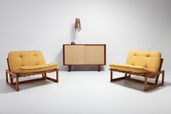 Afra and Tobia Scarpa Pair of 'Carlotta' Lounge Chairs for Cassina