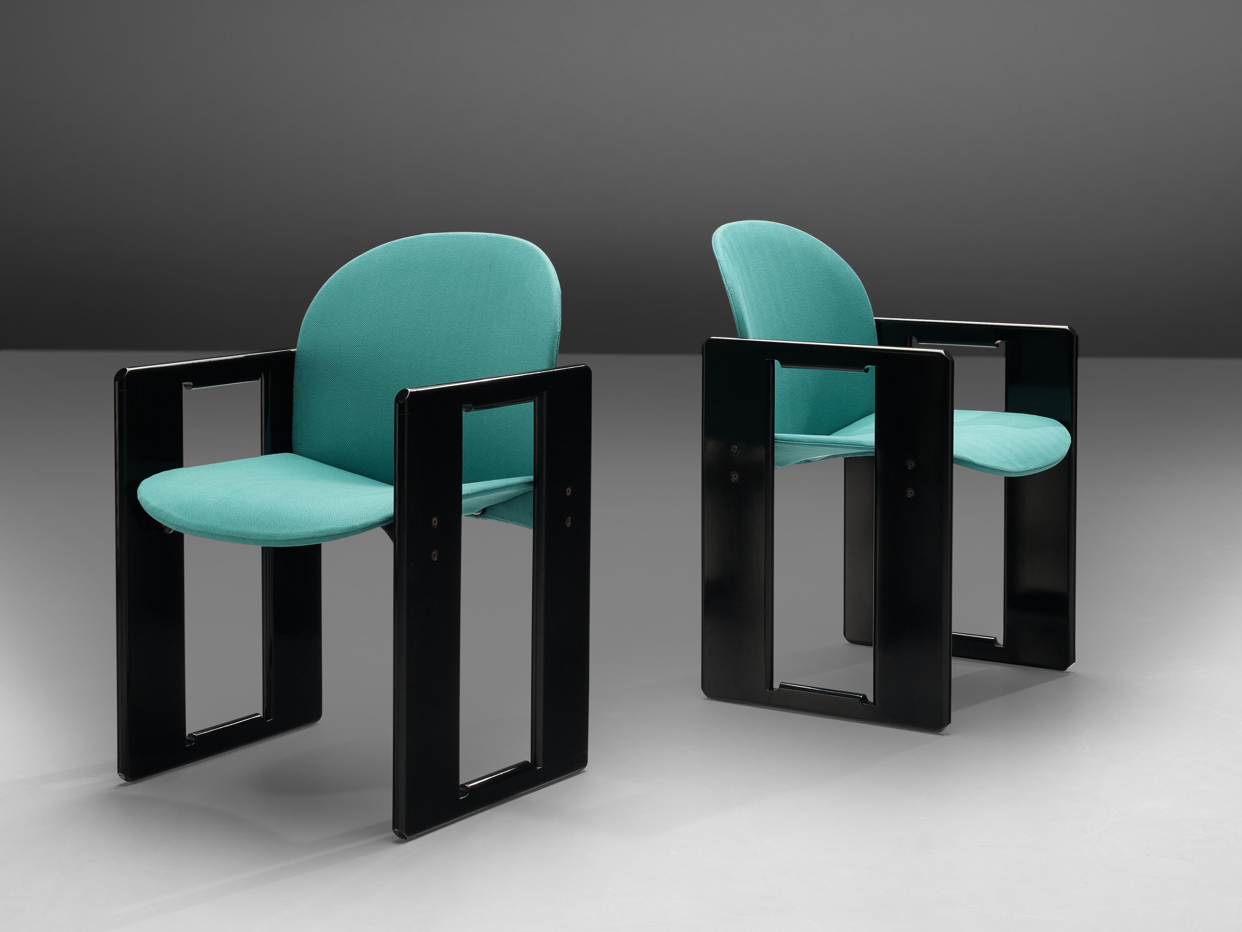 Italian Afra & Tobia Scarpa Pair of ‘Dialogo’ Dining Chairs