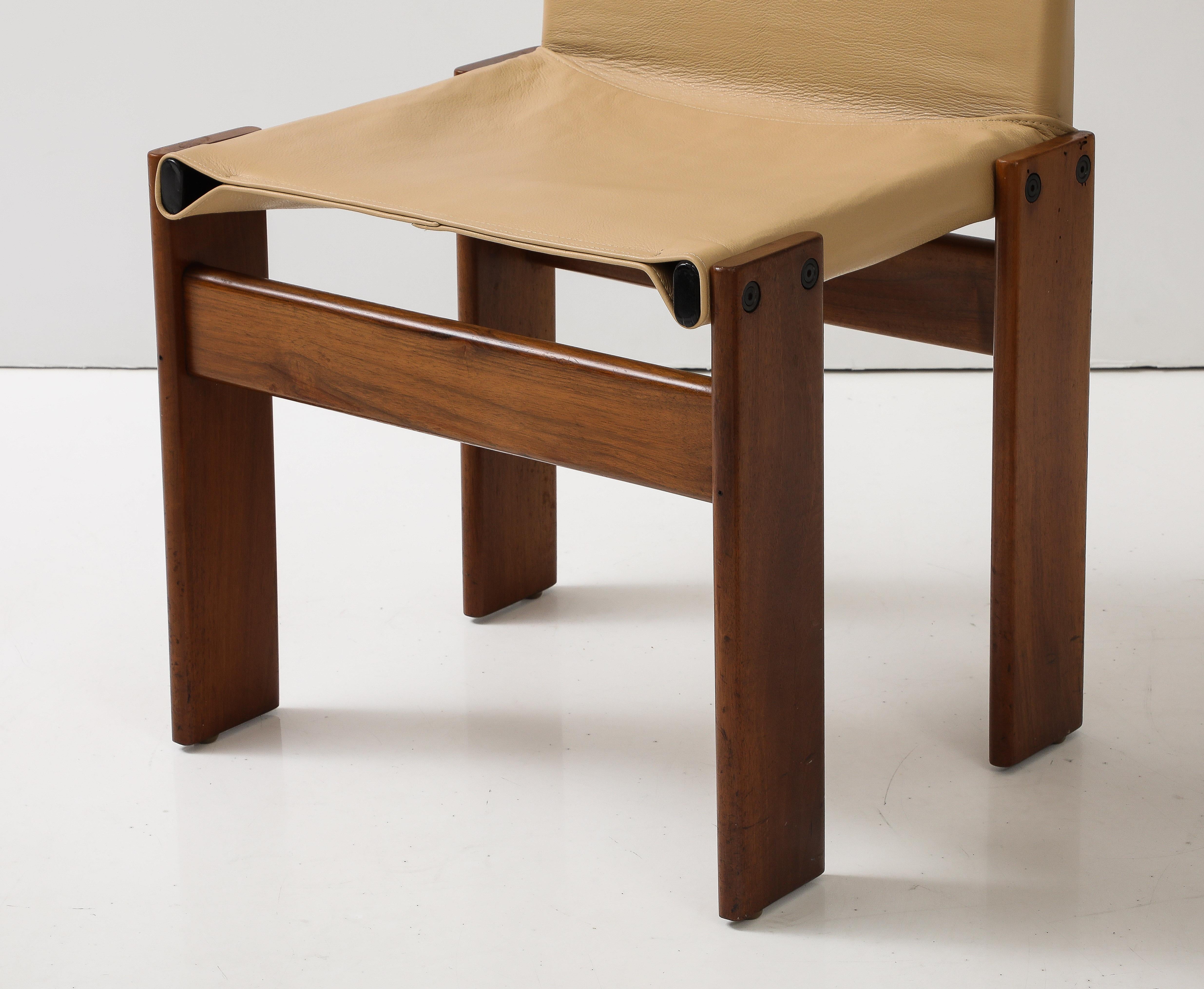 Afra and Tobia Scarpa Pair of 'Monk' Chairs for Molteni, Italy, circa 1974  For Sale 1