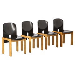 Afra and Tobia Scarpa Set of Four ‘121’ Dining Chairs for Cassina, 1965