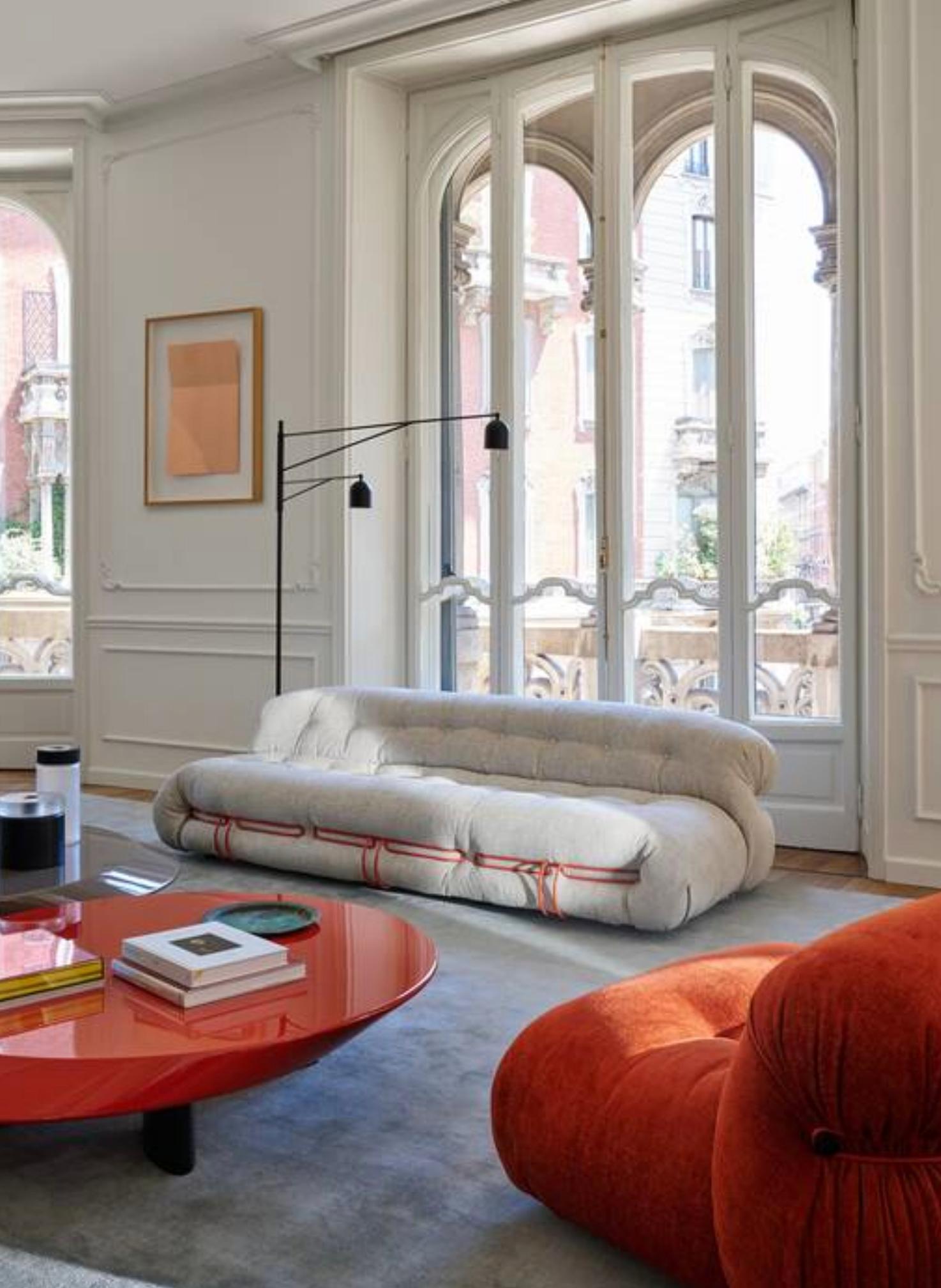 Afra And Tobia Scarpa Soriana Armchair For Cassina For Sale 5