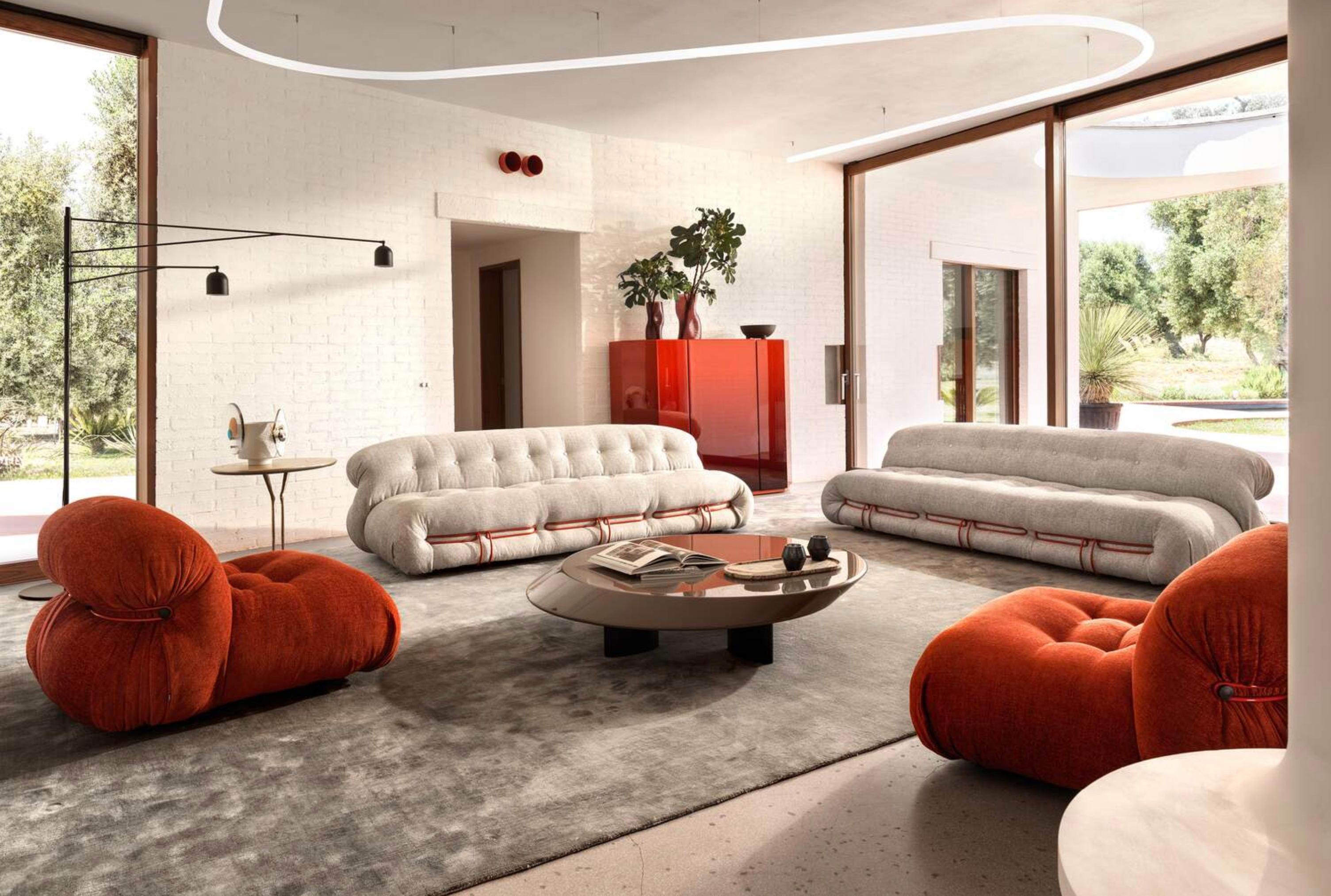 Afra And Tobia Scarpa Soriana Armchair For Cassina For Sale 6