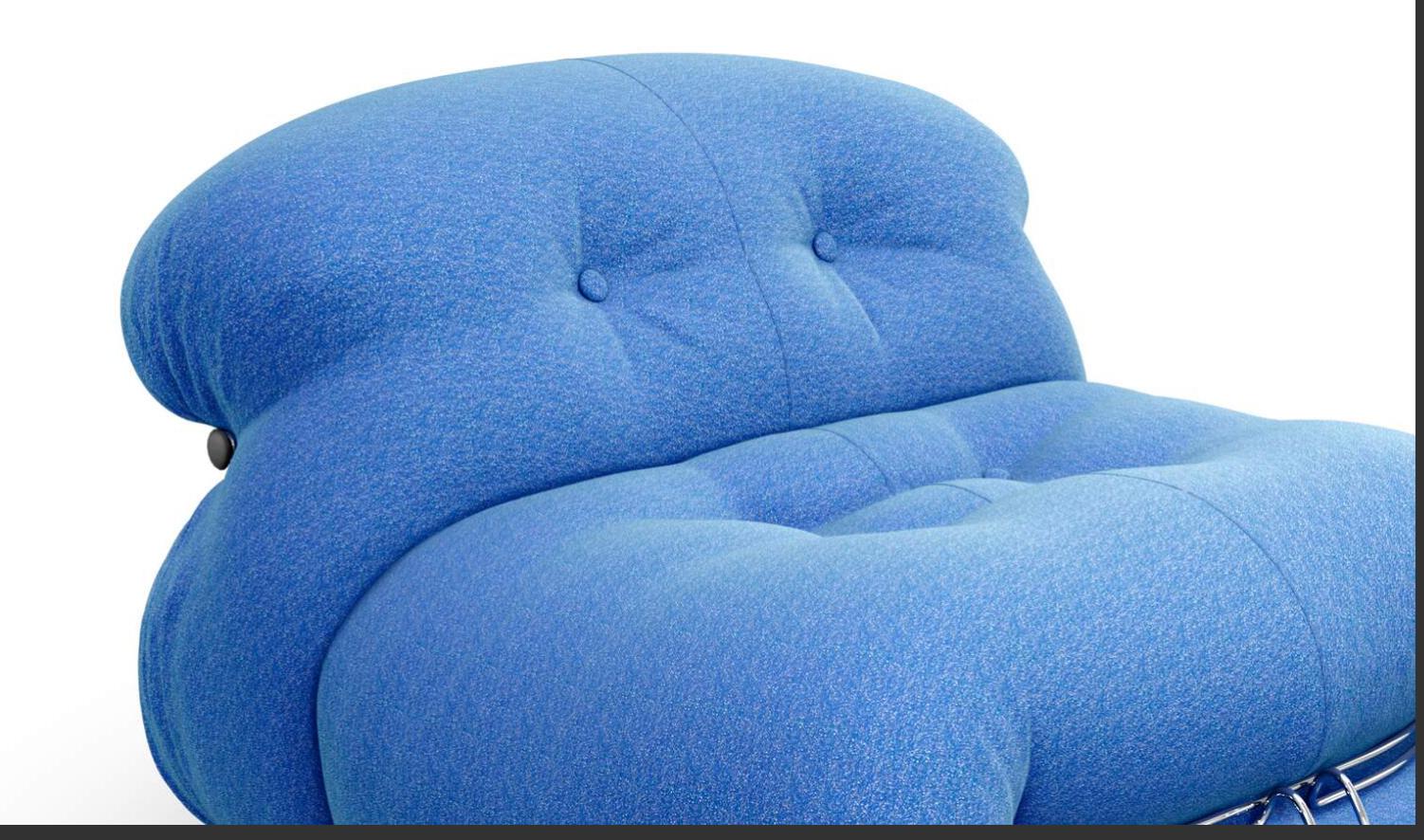 XXIe siècle et contemporain Fauteuil Soriana d'Afra et Tobia Scarpa pour Cassina en vente