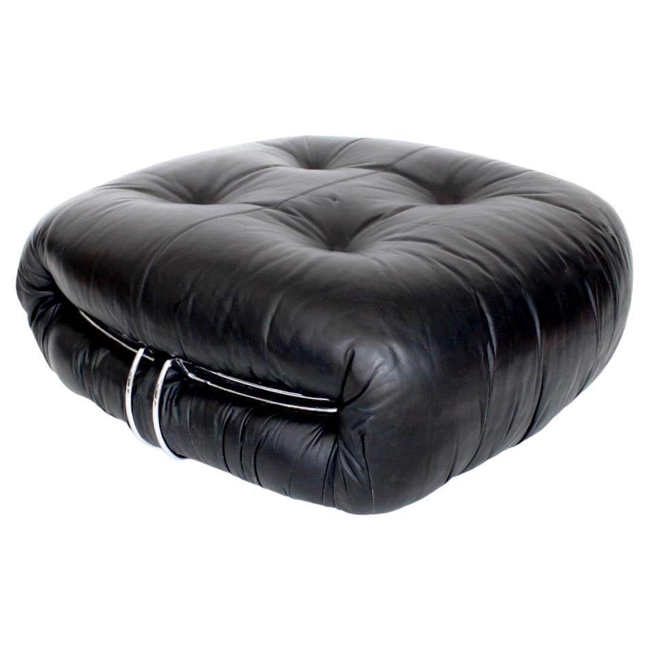 Pouf en cuir Afra et Tobia Scarpa Soriana pour Cassina