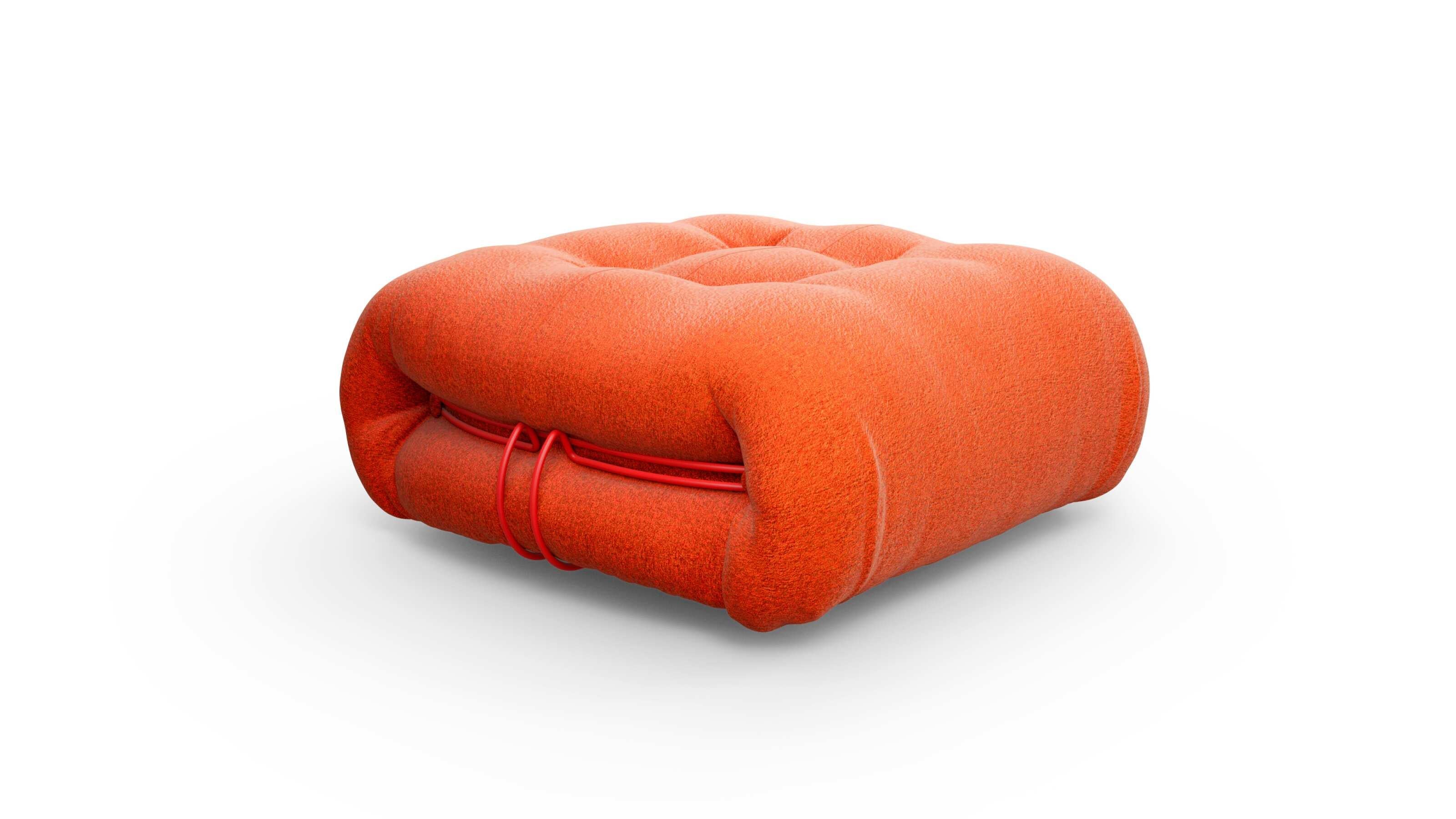 Afra And Tobia Scarpa Soriana Puf For Cassina

A design armchair with soft, generous contours, designed to bring home casual, sophisticated comfort that opens the door to new, freer lifestyles.

The idea of comfort itself becomes a sofa. Soriana