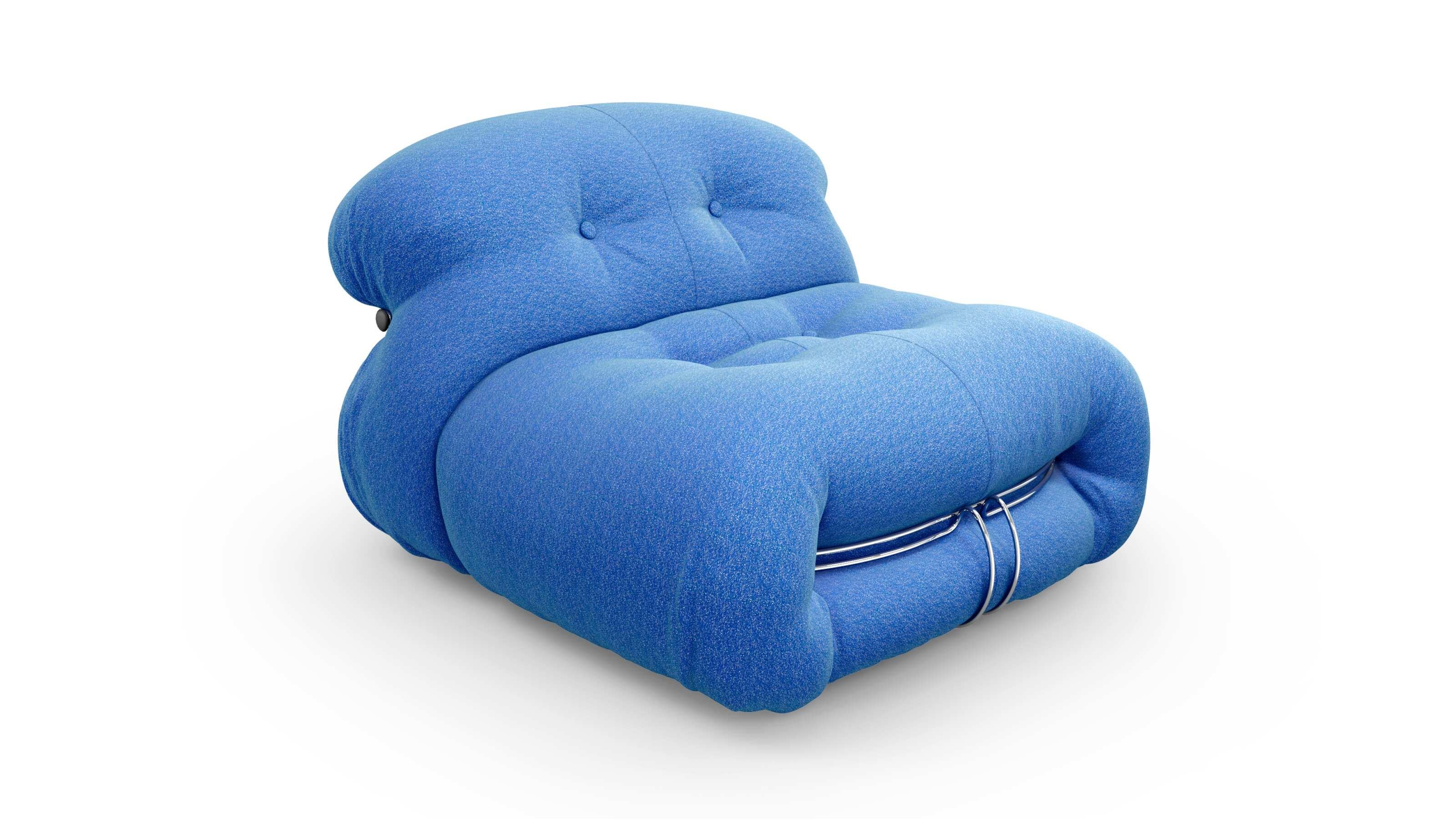 Afra And Tobia Scarpa Soriana Puf For Cassina For Sale 2