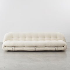 Afra und Tobia Scarpa Soriana Sofa für Cassina:: Italien 1970er Jahre