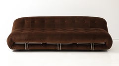 Afra and Tobia Scarpa 'Soriana' Three Seat Sofa for Cassina, Italy, 1969