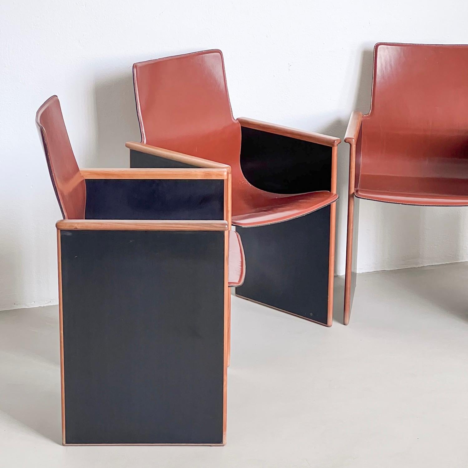 Afra and Tobia Scarpa, Stildomus Segesto dining chairs, set of four For Sale 7