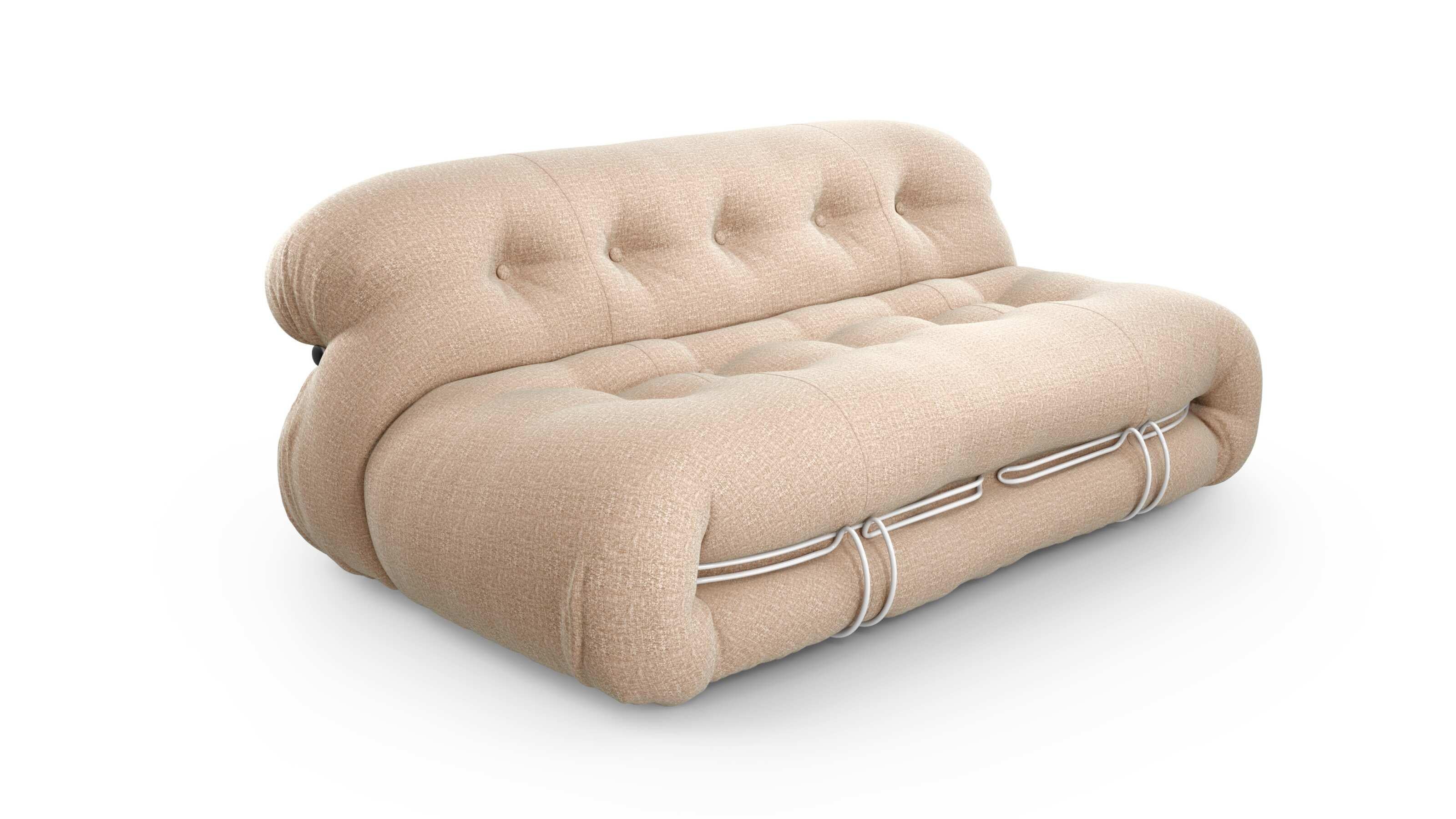 Afra & Tobia Scarpa Divano a due posti Soriana  Per Cassina

Una poltrona di design dai contorni morbidi e generosi, progettata per portare in casa un comfort casual e sofisticato che apre le porte a nuovi stili di vita più liberi.

L'idea stessa di