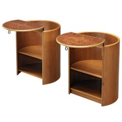 Paire de tables de nuit Afra e Tobia Scarpa pour Maxalto