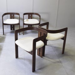 Afra e Tobia Scarpa in the style six chairs 1980s.