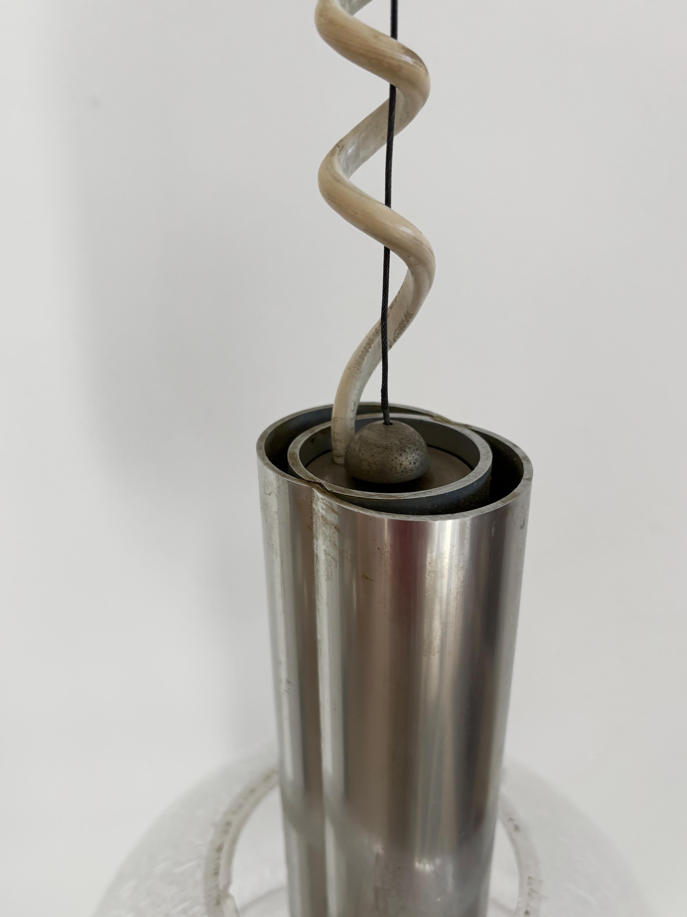 Lampada a sospensione Afra & Tobia Scarpa in vetro Bilobo per Flos 1960s in vendita 1