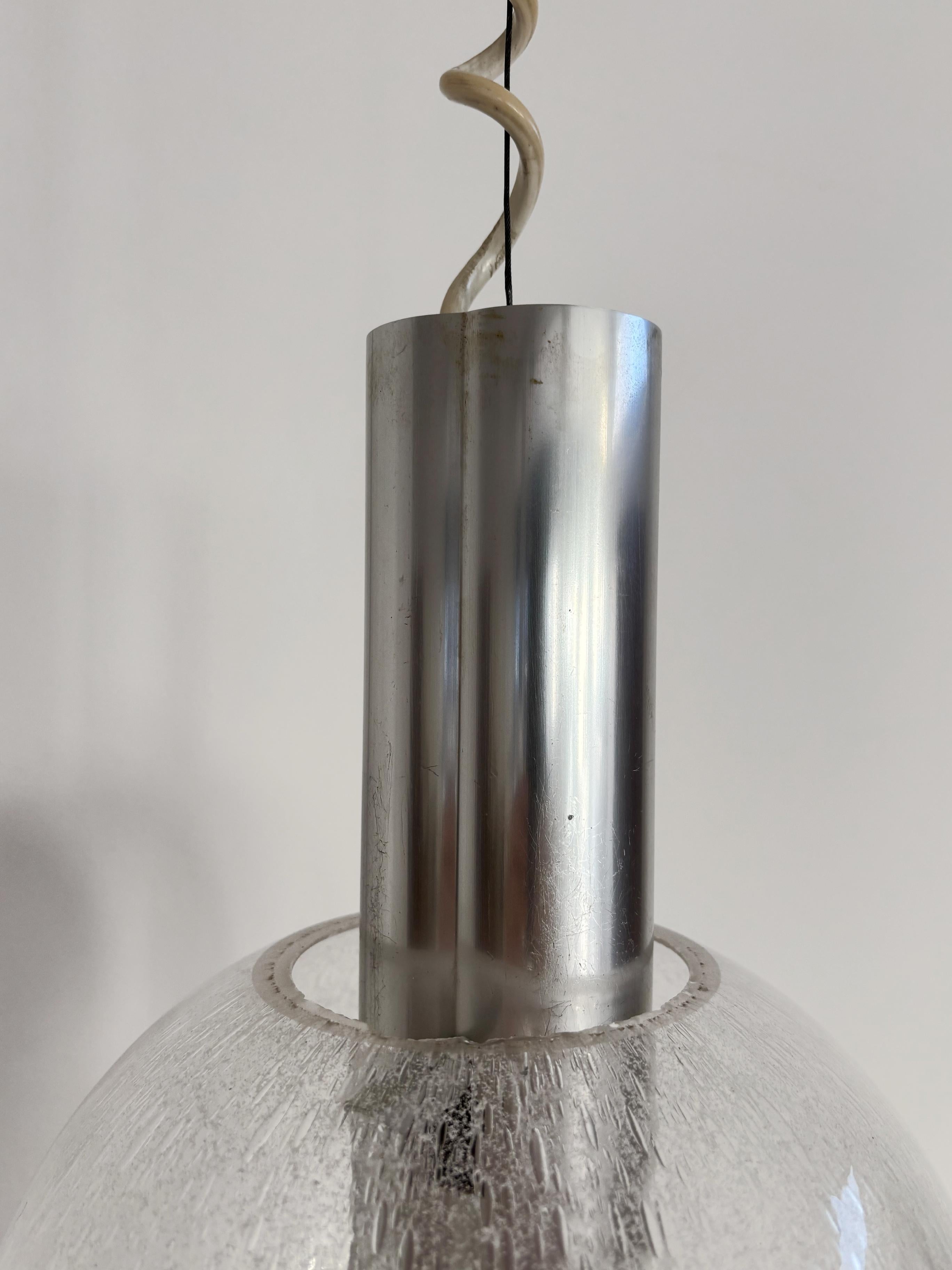 Lampada a sospensione Afra & Tobia Scarpa in vetro Bilobo per Flos 1960s in vendita 2