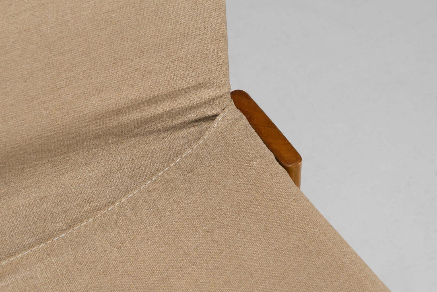 Afra e Tobia Scarpa Mönchsliegestuhl Molteni Italien 1974 im Angebot 5