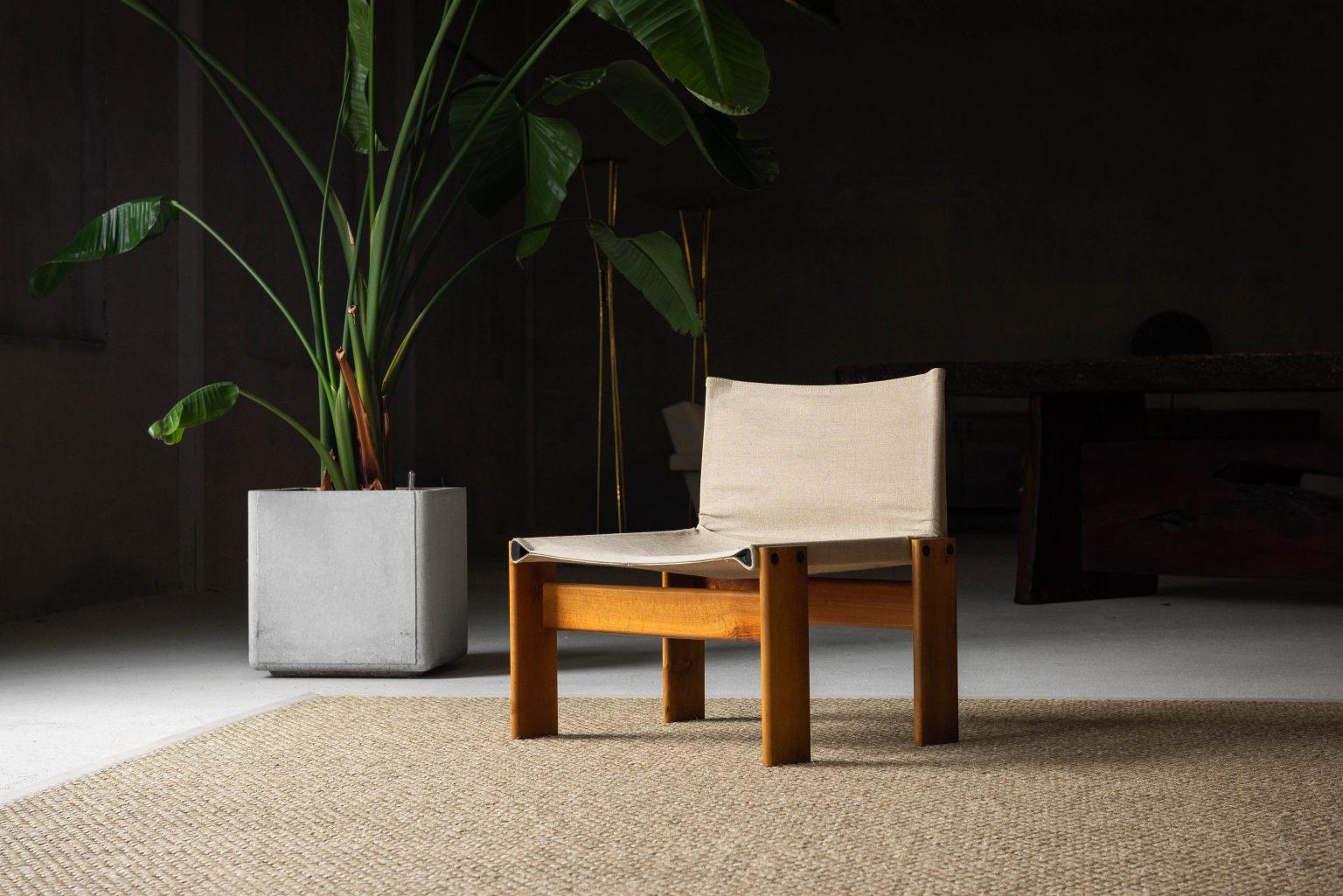 Dieser außergewöhnlich seltene und ikonische niedrige Sessel 