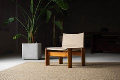 Afra e Tobia Scarpa Monk lounge chair Molteni Italy 1974