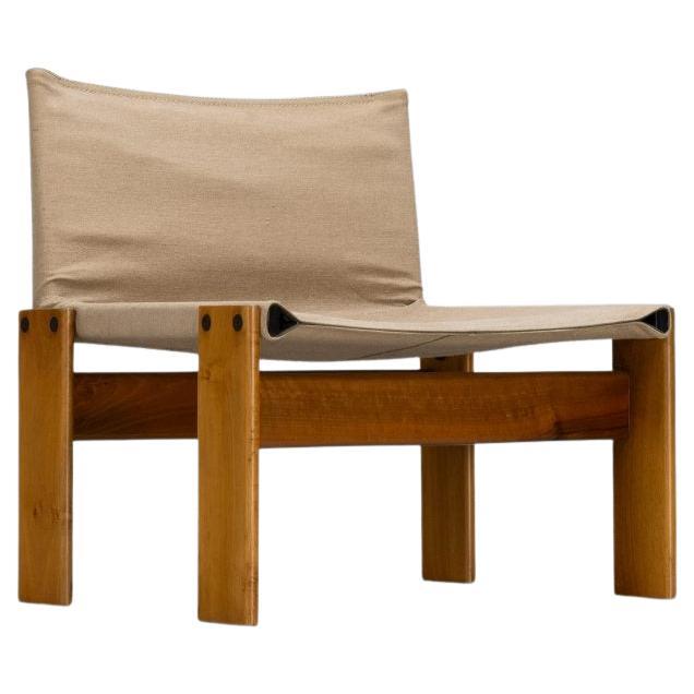 Afra e Tobia Scarpa Monk lounge chair Molteni Italy 1974