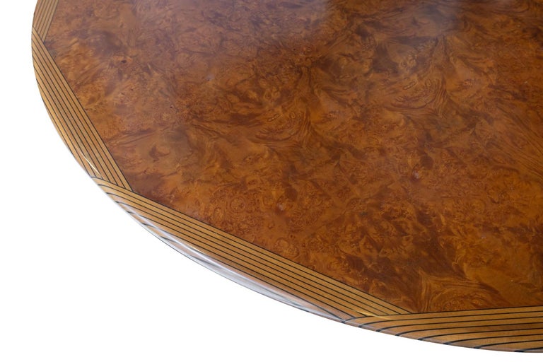 The round table By Afra & Tobia Scarpa , the superbe quality from the artona series , Maxalto designed and production by Afra & Tobia Scarpa in the early seventies , using fine craftsmen and special wood , designed and created a line of exceptional