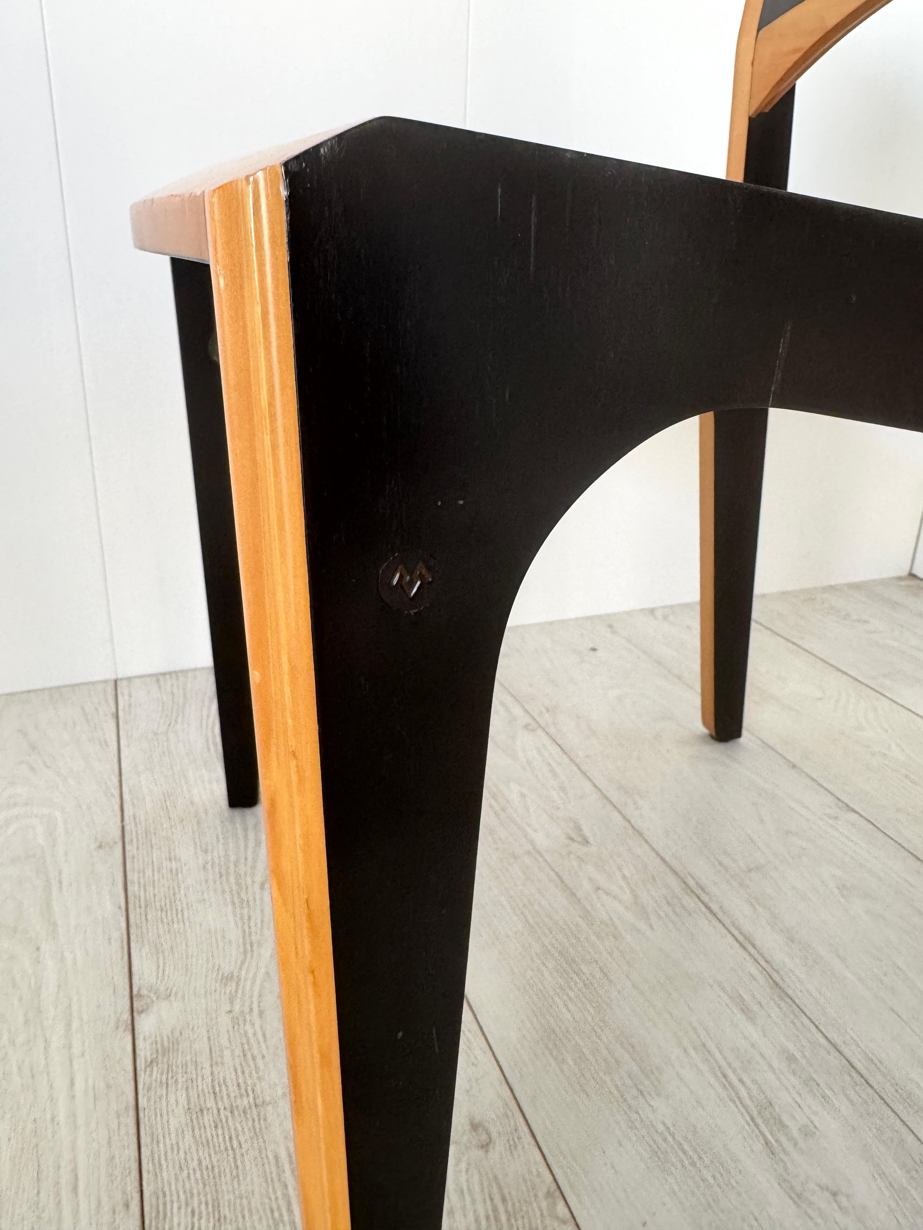Afra und Tobia Scarpa, Sechs Stühle mod. Damasco, Prod. MaxAlto 70s (Ende des 20. Jahrhunderts) im Angebot