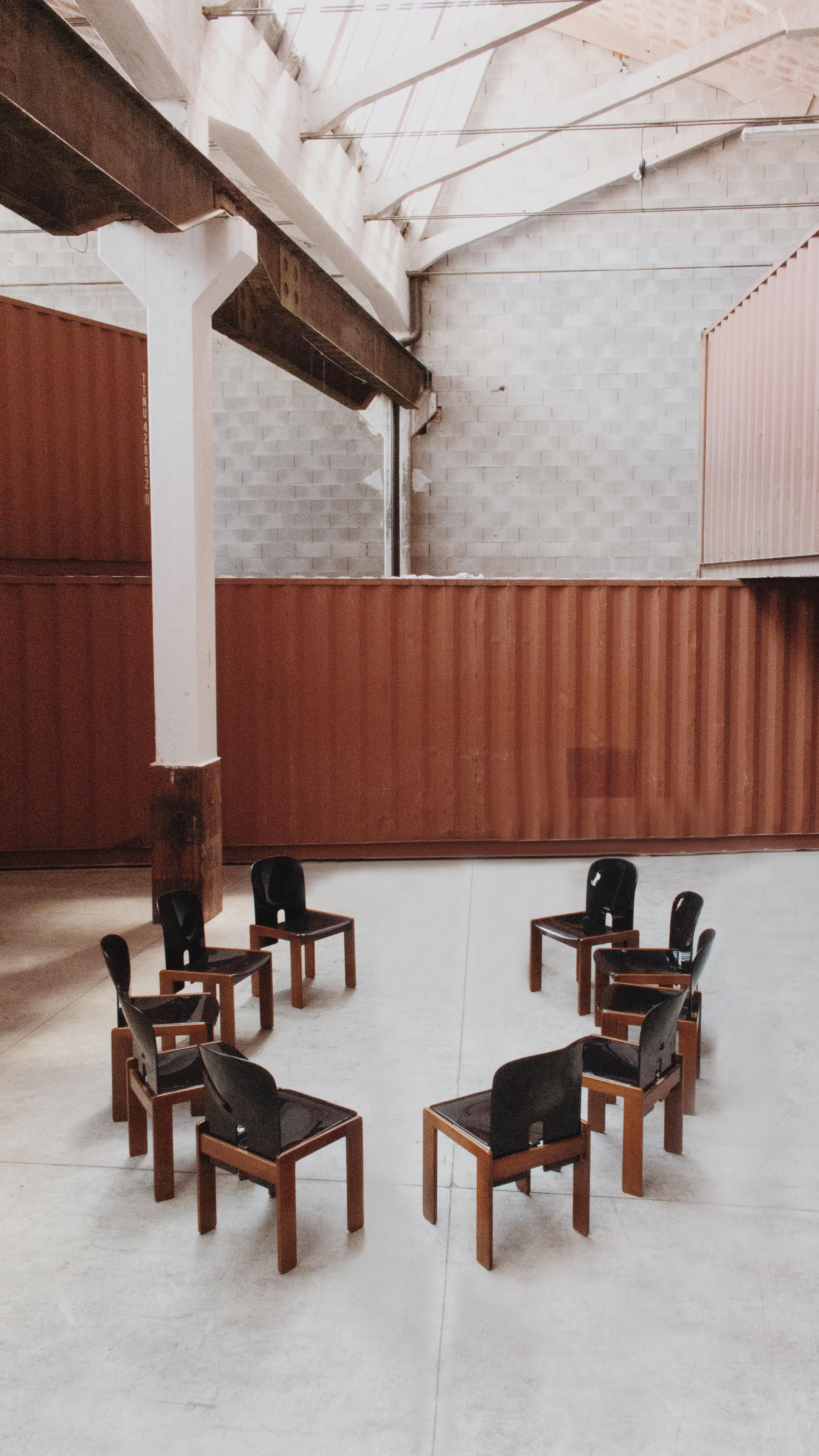 Esszimmerstühle „121“ von Afra & Tobia Scarpa für Cassina, 1965, 10er-Set im Angebot 3