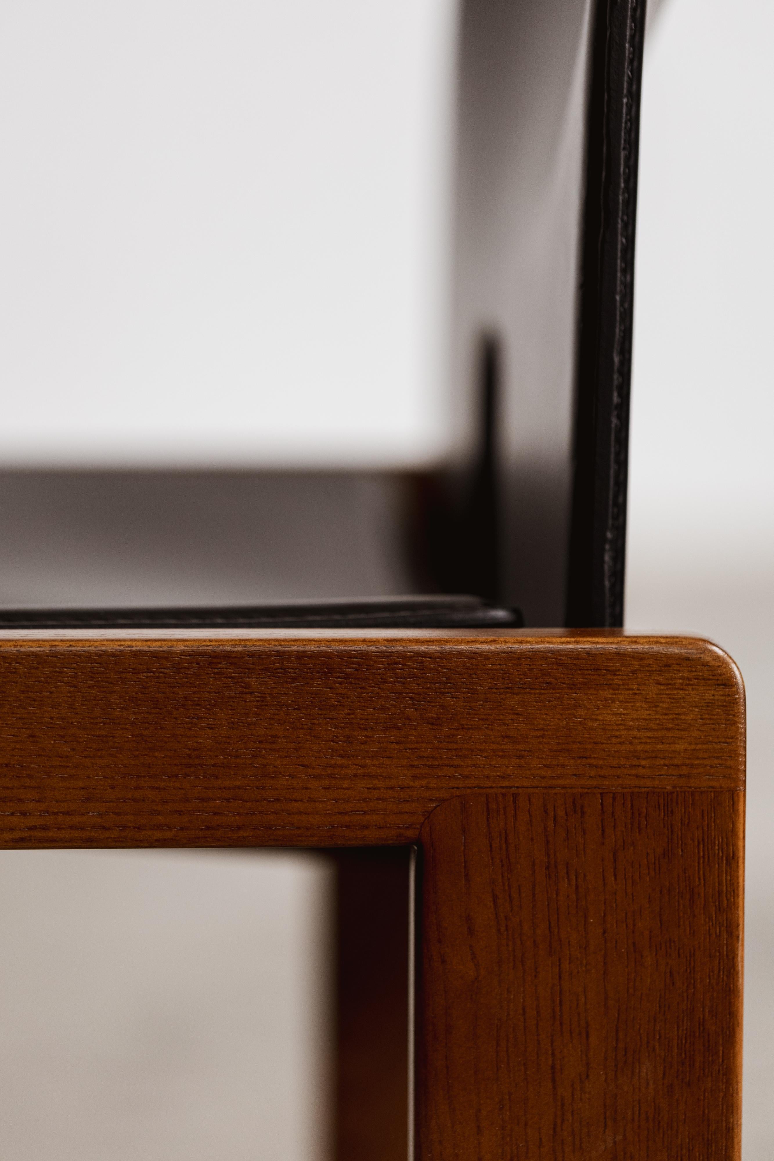 Chaises à manger 121 d'Afra & Tobia Scarpa pour Cassina, 1965, ensemble de 10 pièces en vente 10