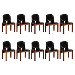Chaises à manger 121 d'Afra & Tobia Scarpa pour Cassina, 1965, ensemble de 10 pièces