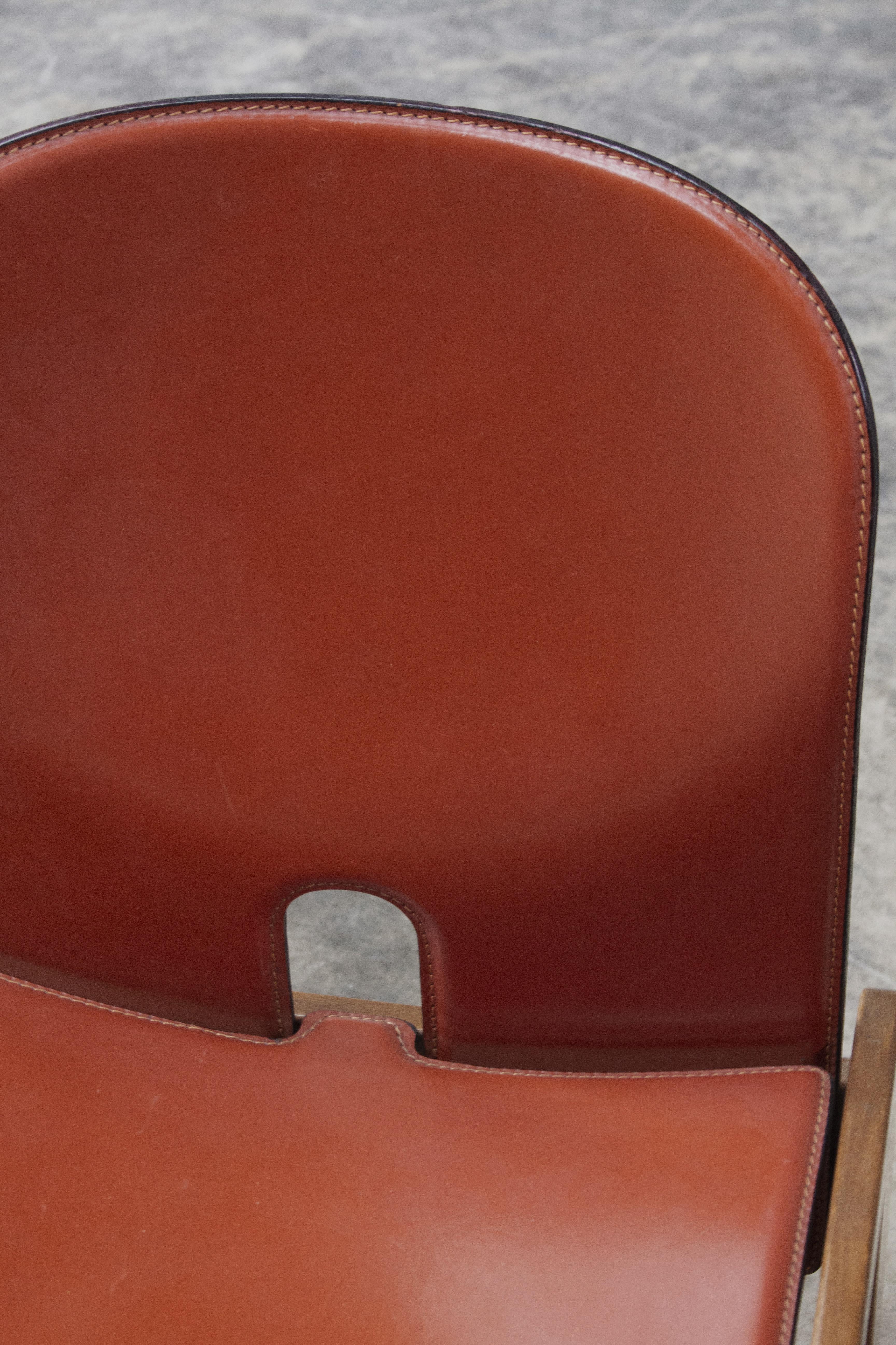 Esszimmerstühle „121“ von Afra & Tobia Scarpa für Cassina, 1965, Satz von 14 Stühlen im Zustand „Gut“ im Angebot in Lonigo, Veneto
