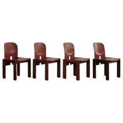 Afra & Tobia Scarpa "121" Dining Chairs for Cassina, 1965, Set of 4