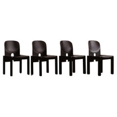 Afra & Tobia Scarpa "121" Dining Chairs for Cassina, 1965, Set of 4