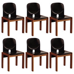 Sedie da pranzo "121" di Afra & Tobia Scarpa per Cassina, 1965, set da 6