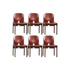 Chaises de salle à manger 121 d'Afra & Tobia Scarpa pour Cassina, 1965, lot de 6