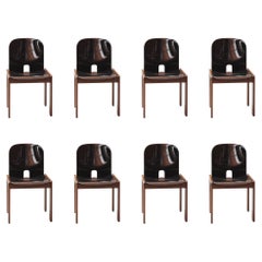 Afra 
Tobia Scarpa "121" Dining Chairs for Cassina, 1965, Set of 8
