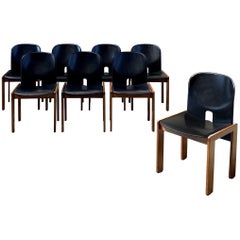 Afra & Tobia Scarpa "121" Dining Chairs for Cassina, 1968, Set of 6