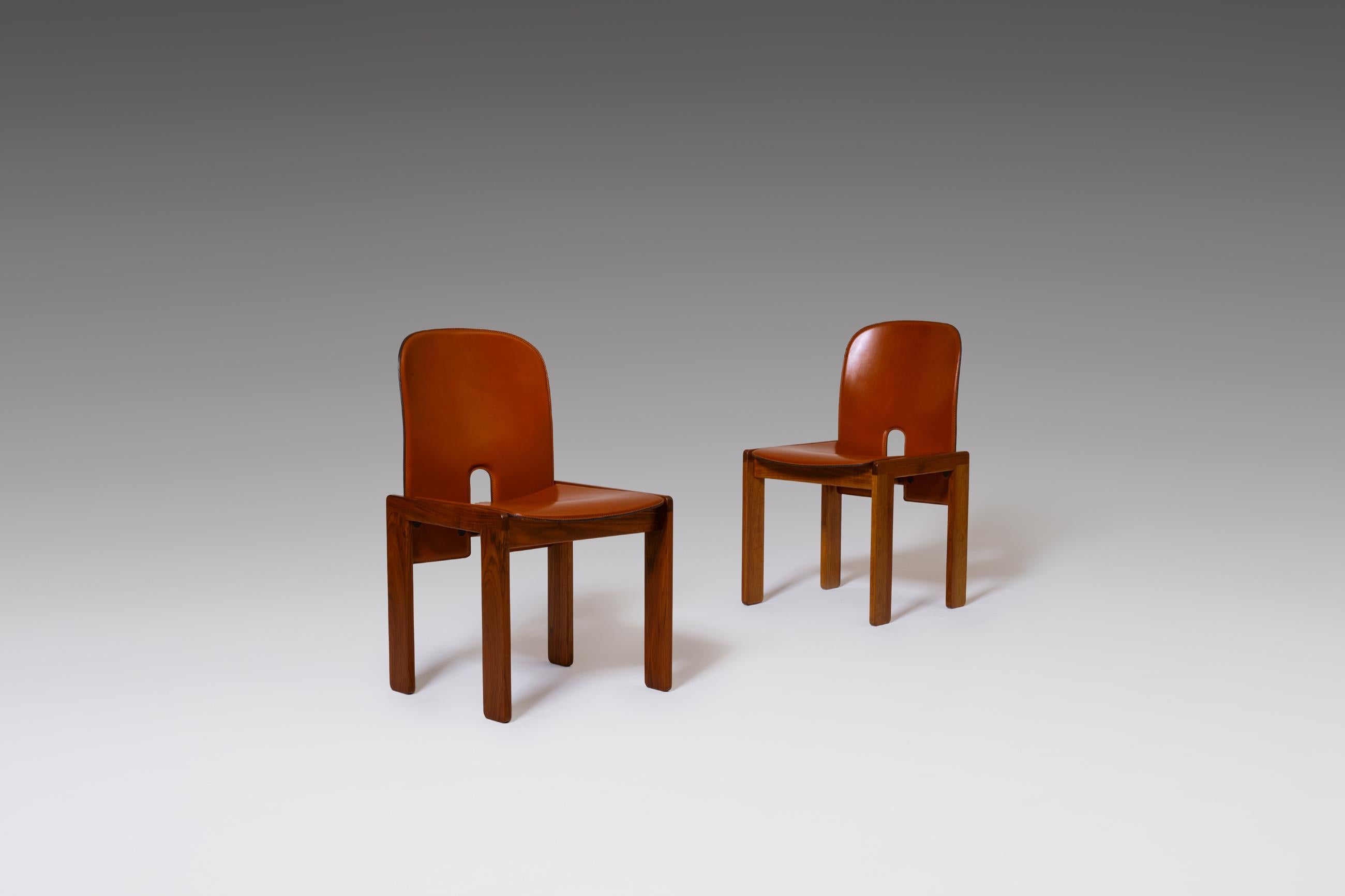 Afra & Tobia Scarpa ‘121’ Dining Chairs, Set of 4 3