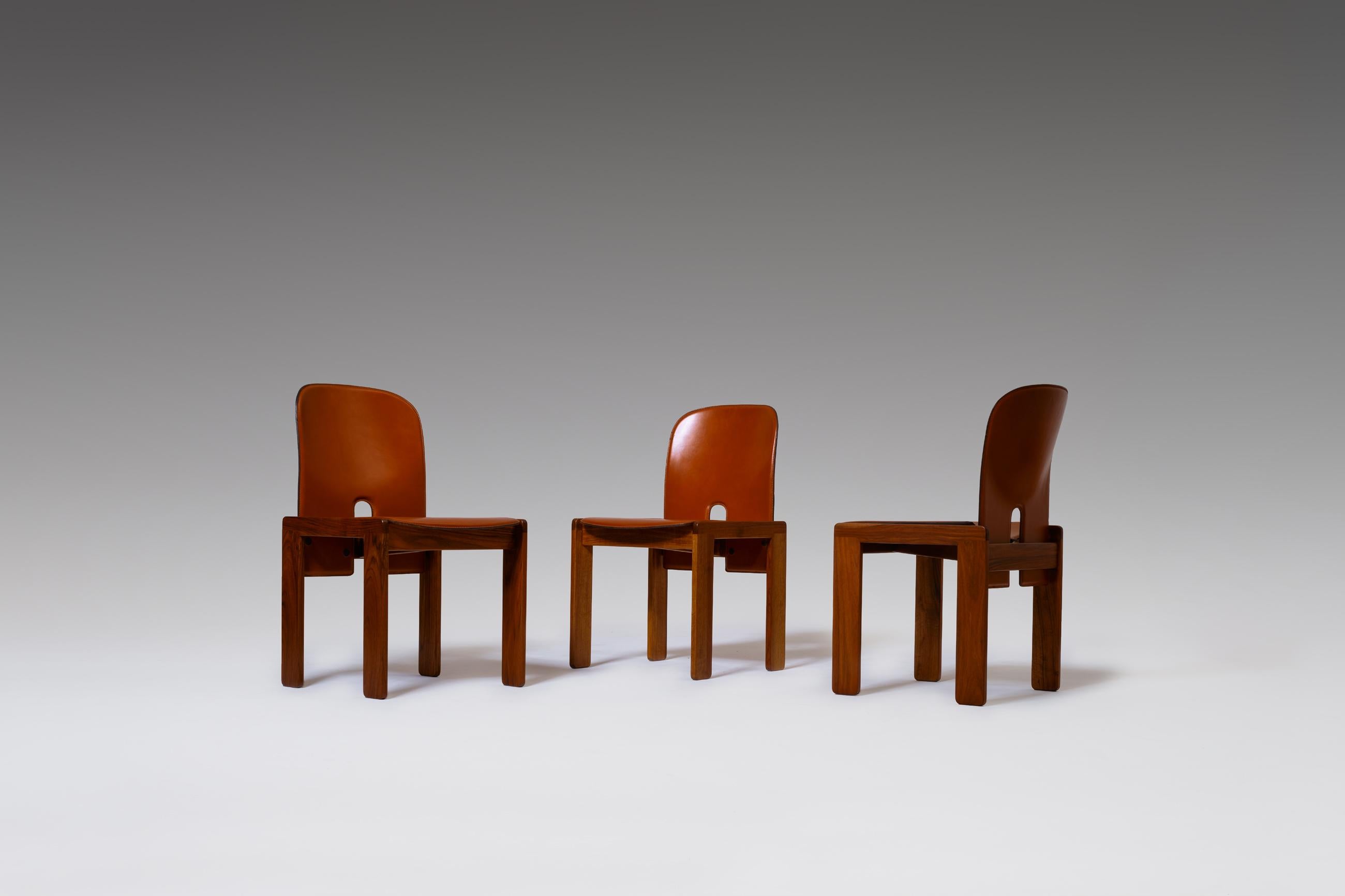 Afra & Tobia Scarpa ‘121’ Dining Chairs, Set of 4 2