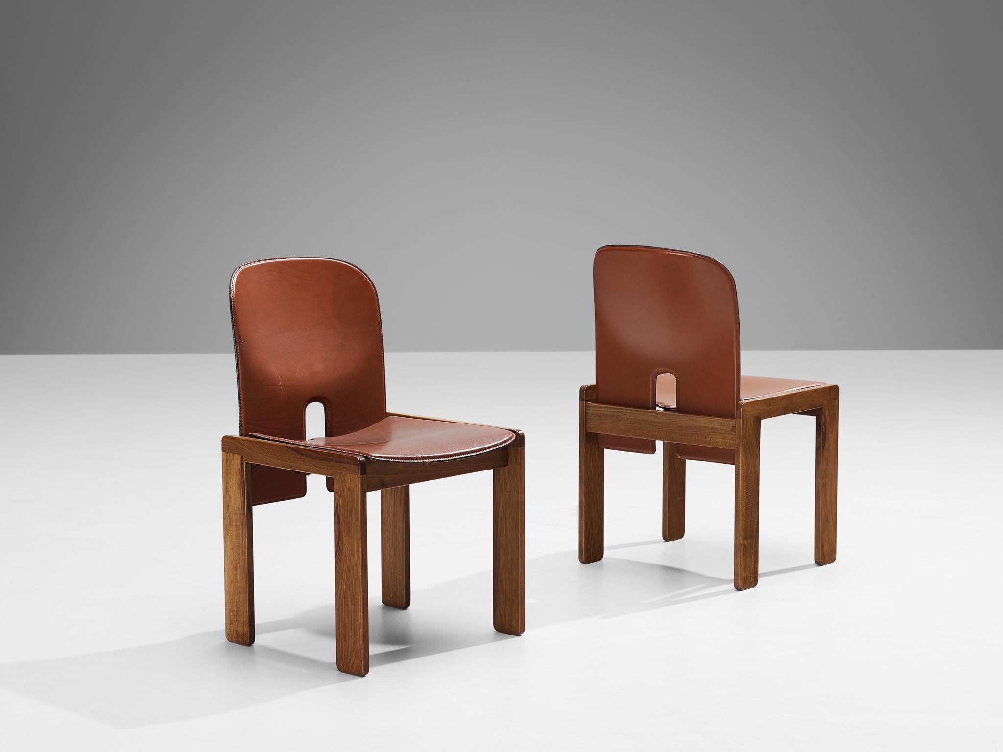 Afra & Tobia Scarpa '121' Dining Chairs & Spanish Dining Table in Pine 6