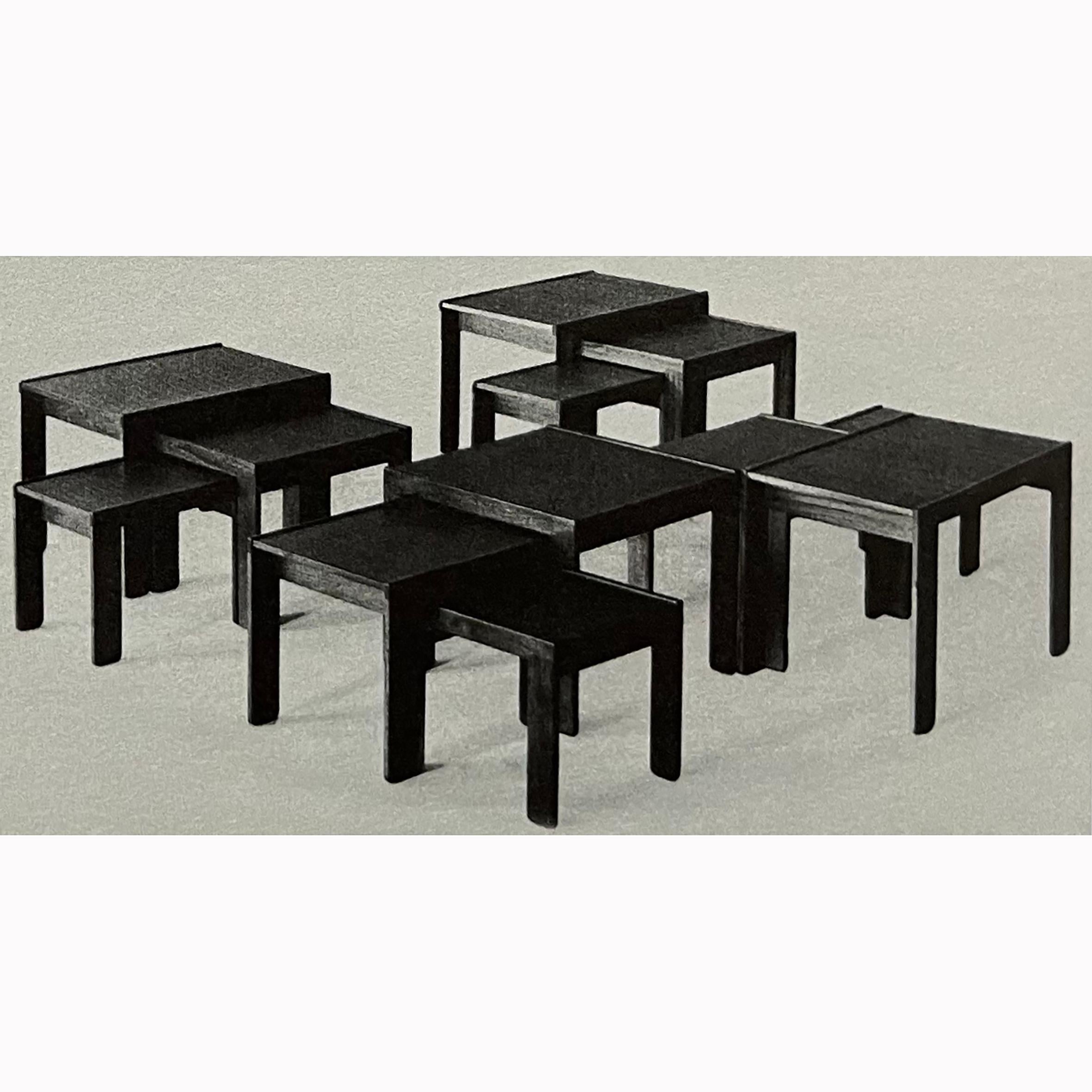 Afra & Tobia Scarpa, 777, Nesting Tables, Cassina, 1967 For Sale 3