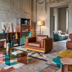 Afra & Tobia Scarpa 920 Armchair for Cassina in Cognac Leather